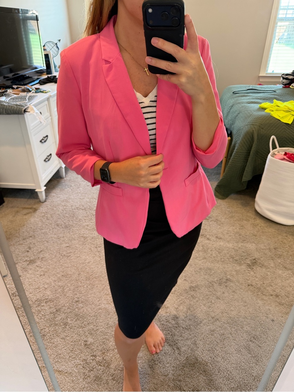 Kim Rogers Pink Tailored Blazer